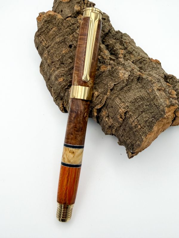 Kenilworth II — Poplar, Maple Burl & Padauk | Segmented