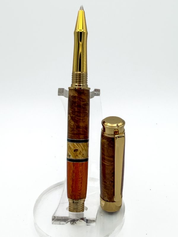 Kenilworth II — Poplar, Maple Burl & Padauk | Segmented