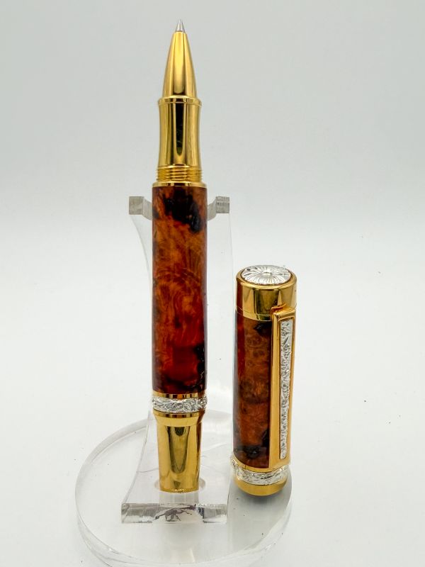 Lapworth II — Amboyna Burl & Sterling Silver