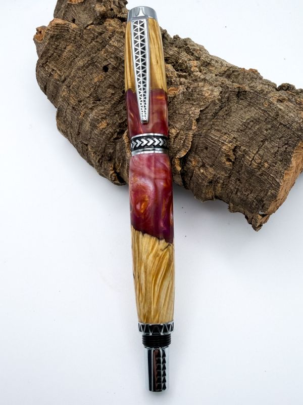 Kenilworth II — Maple Burl & Resin | Tapa Traveller Edition