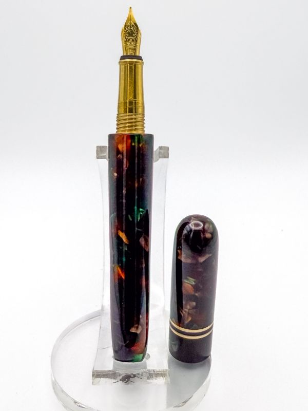 Stratford III — Bespoke Fountain Pen in Conway Stewart Nebula Custom Resin