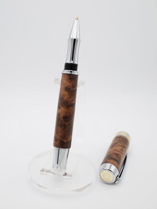 Stabilised Redwood Burl from Montana USA Rollerball Pen
