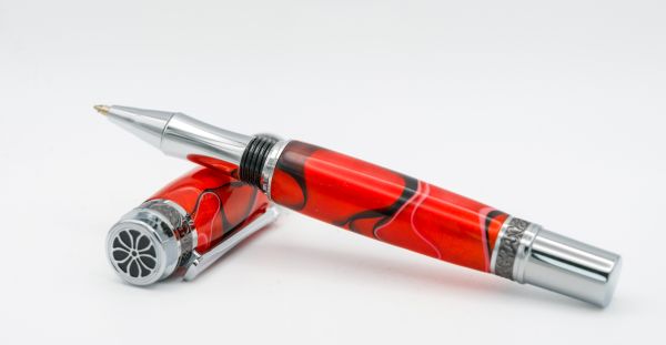 Red/Black Kirinite Acrylic