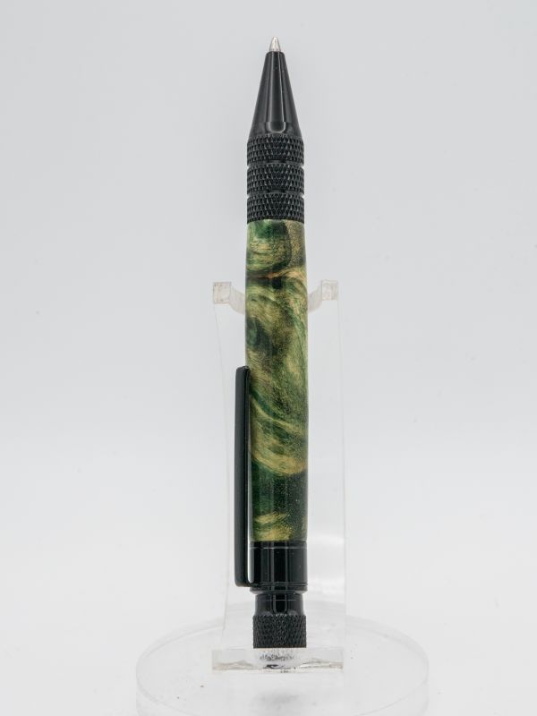 Green Dyed Poplar Burl