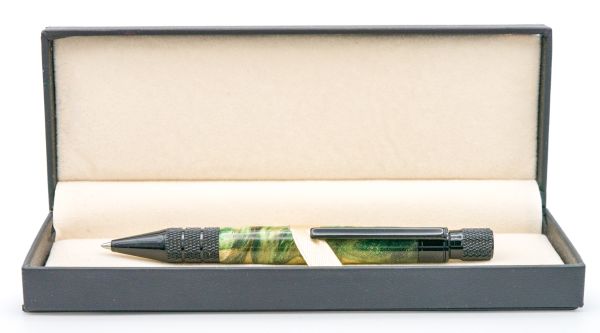 Green Dyed Poplar Burl