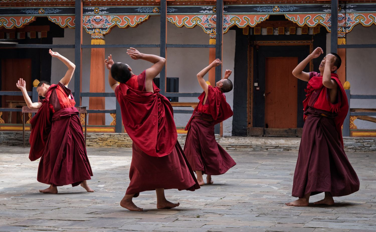 Monks Dancing 2