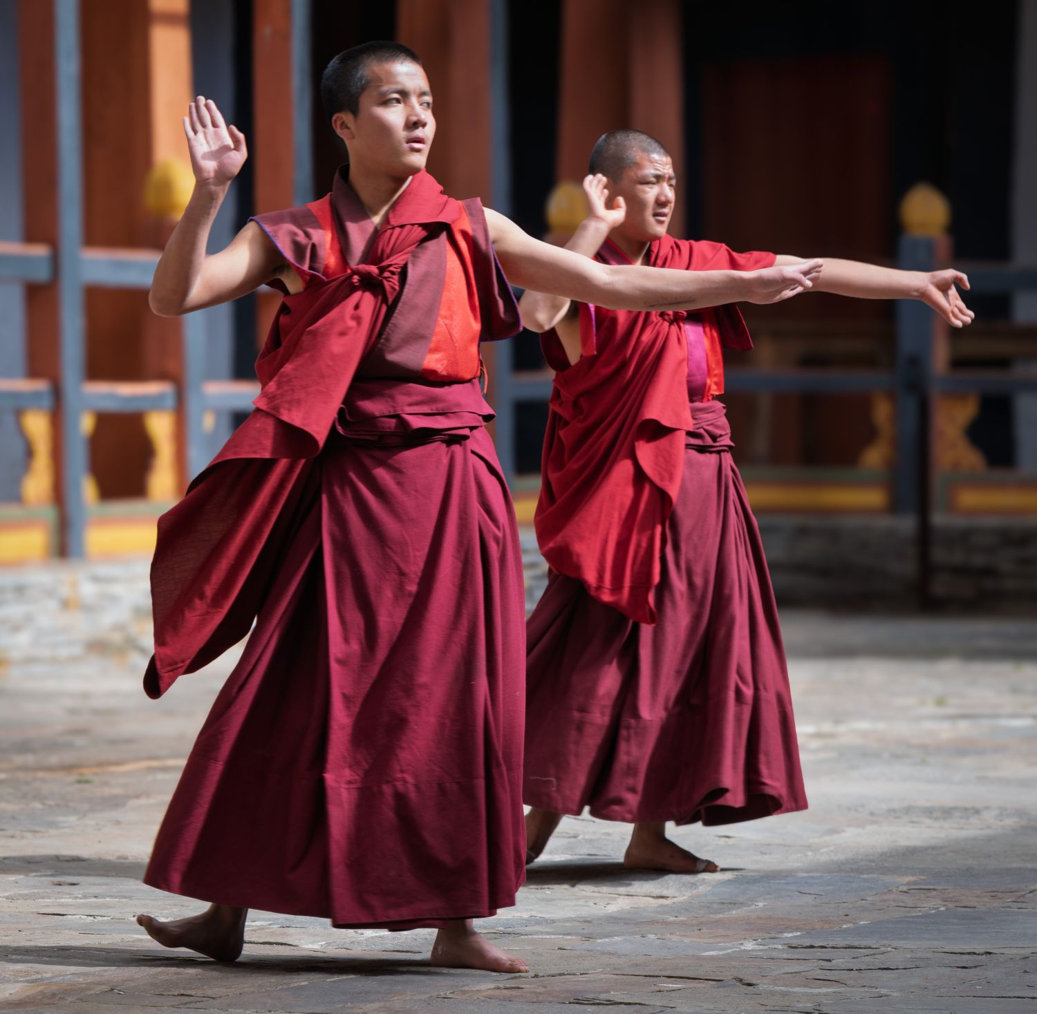 Monks Dancing 1