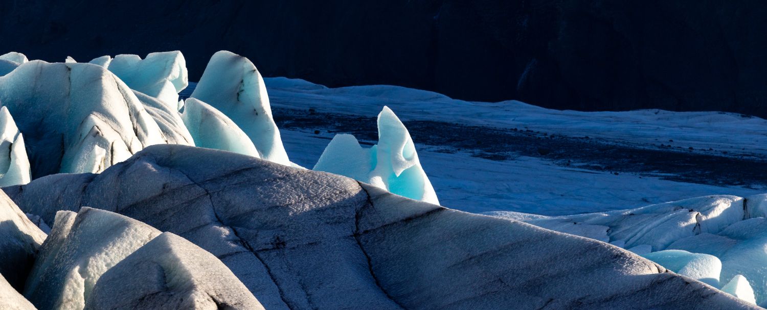 Blue Glacial Ice