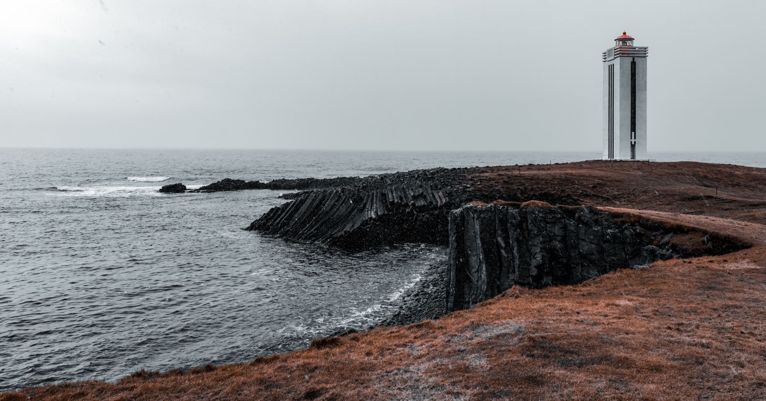 Kálfshamarsvík Lighthouse & Basalt Columns