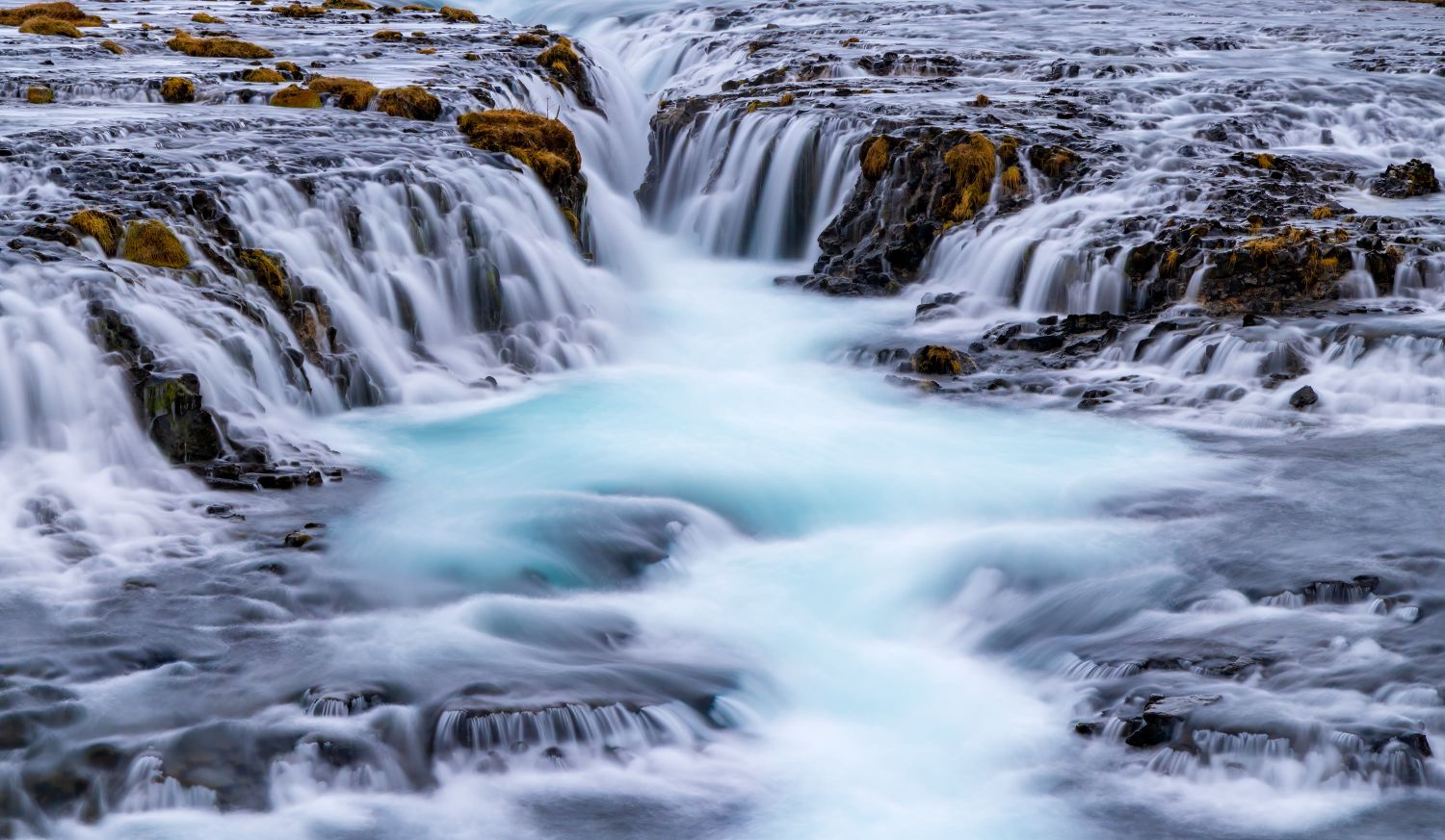 Bruarfoss Waterfall