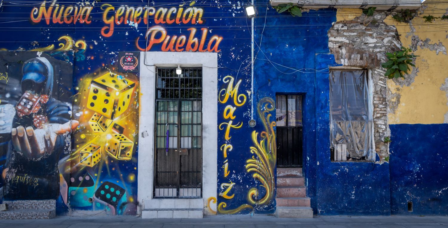 Puebla Building & Street Art