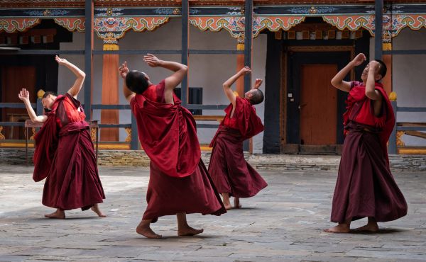 Monks Dancing 2