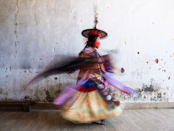 Dancing Monk in Mask 2